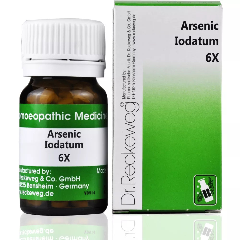 Dr Reckeweg Arsenic Iodatum 6X Trituration Tablets 20gm