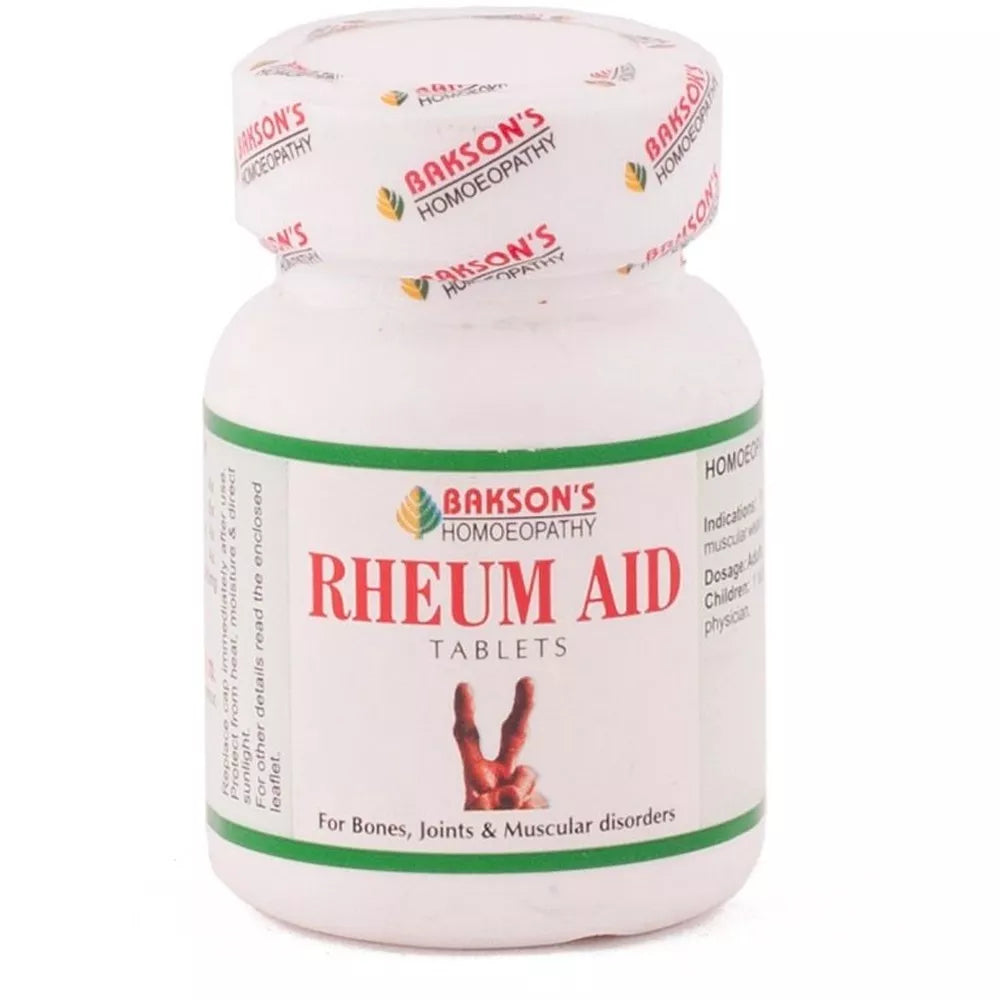 Bakson's Homeopathy Rheum Aid Tablets -75 Tabs