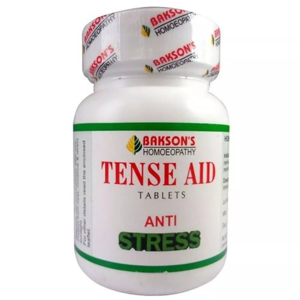 Bakson's Homeopathy Tense Aid Tablets -75 Tabs