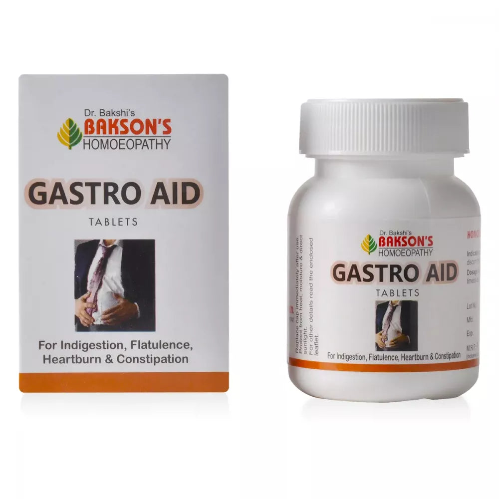 Bakson's Homeopathy Gastro Aid Tablets -75 Tabs