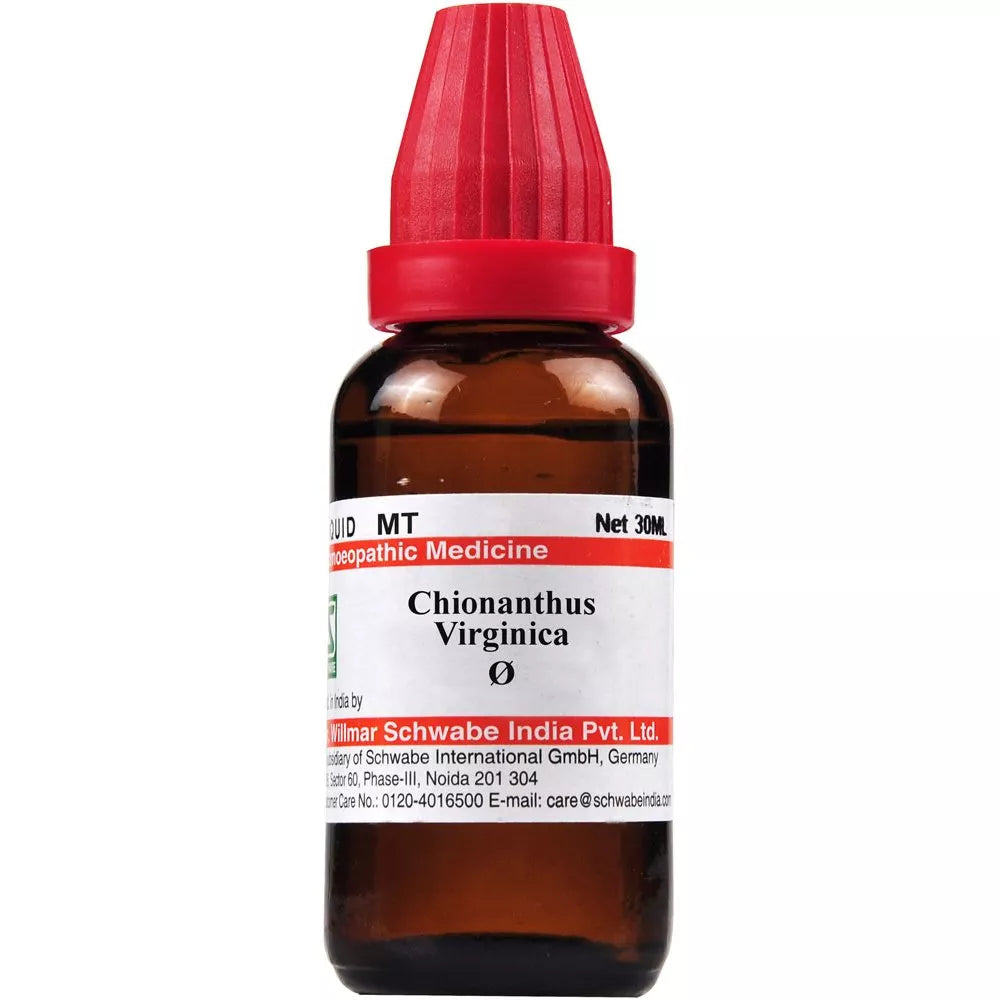 Dr Willmar Schwabe India Chionanthus virginica Q Mother Tincture 30ml