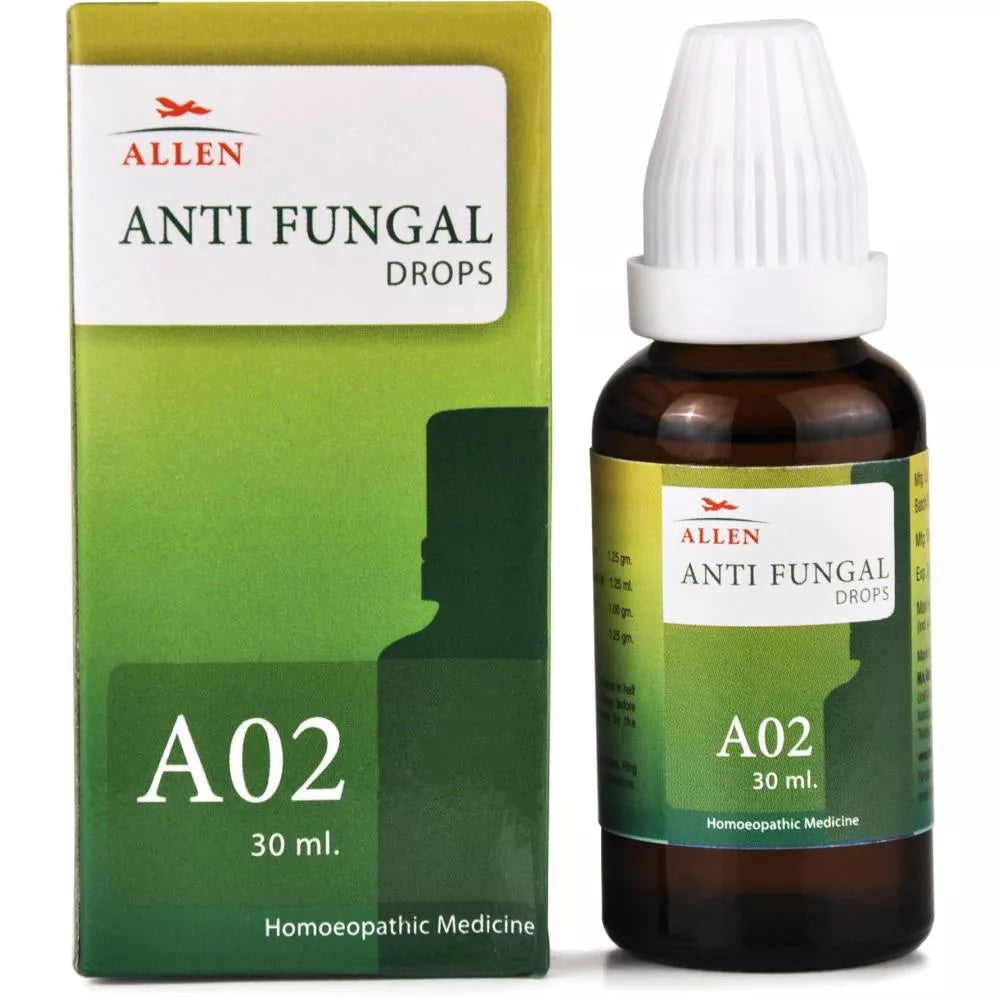 Allen Homeopathy A02 Anti Fungal Drops 30ml
