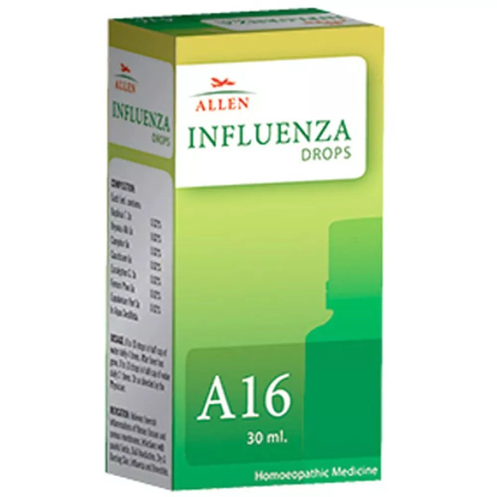 Allen Homeopathy A16 Influenza Drops 30ml