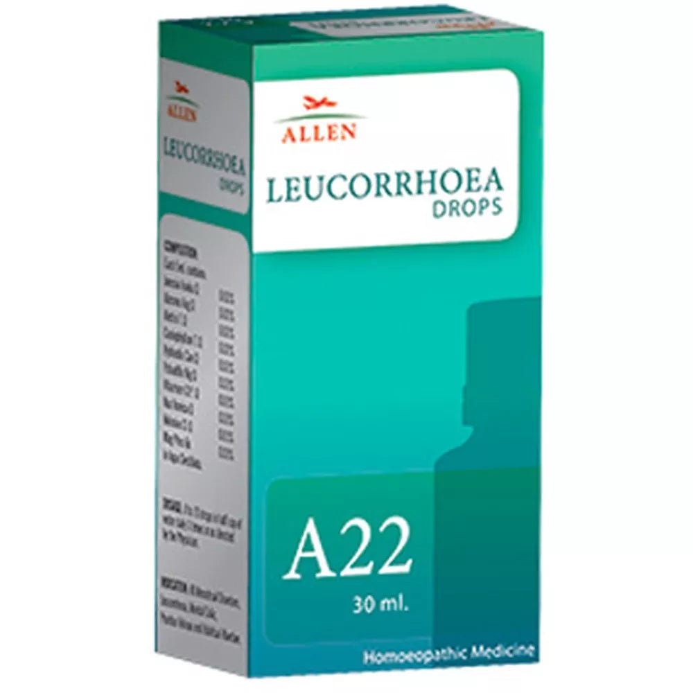 Allen Homeopathy A22 Leucorrhoea Drops 30ml