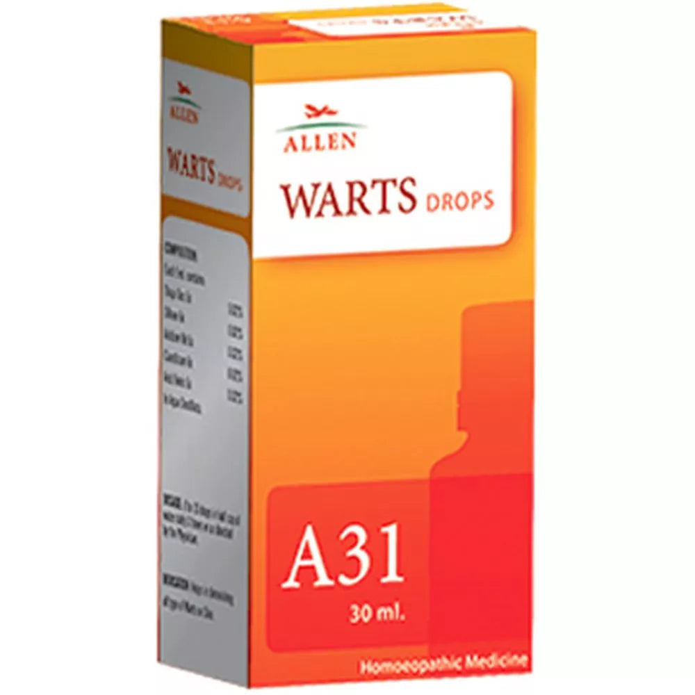 Allen Homeopathy A31 Wart Drops 30ml