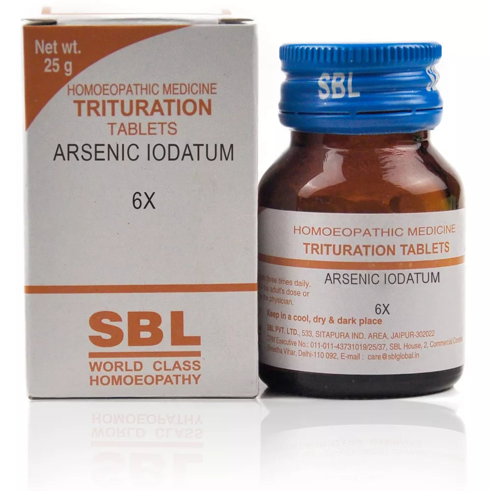 SBL Homeopathy Arsenic Iodatum 6X Trituration Tablets 25gm