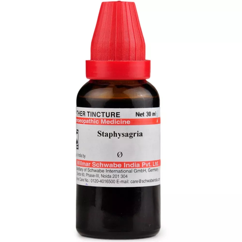 Dr Willmar Schwabe India Staphysagria Q Mother Tincture 30ml